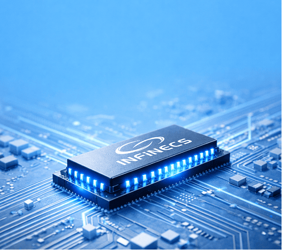 Infinecs semiconductor chip graphic - Infinecs