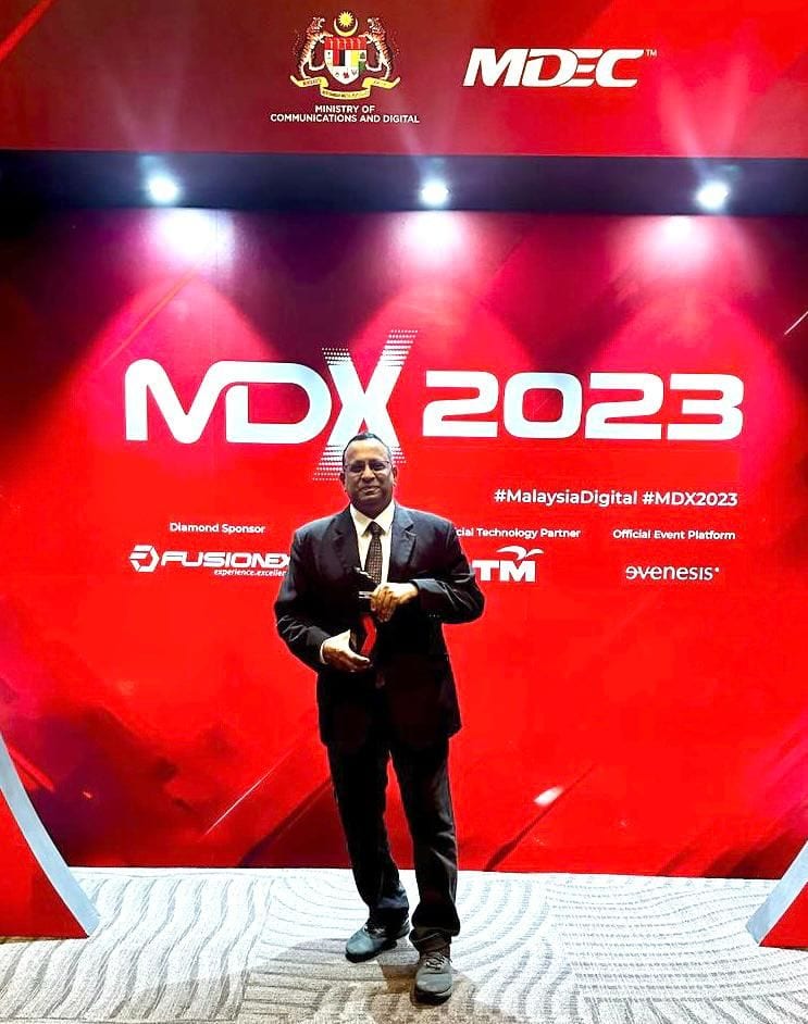 Malaysia Digital Expo 2023 award ceremony - Infinecs