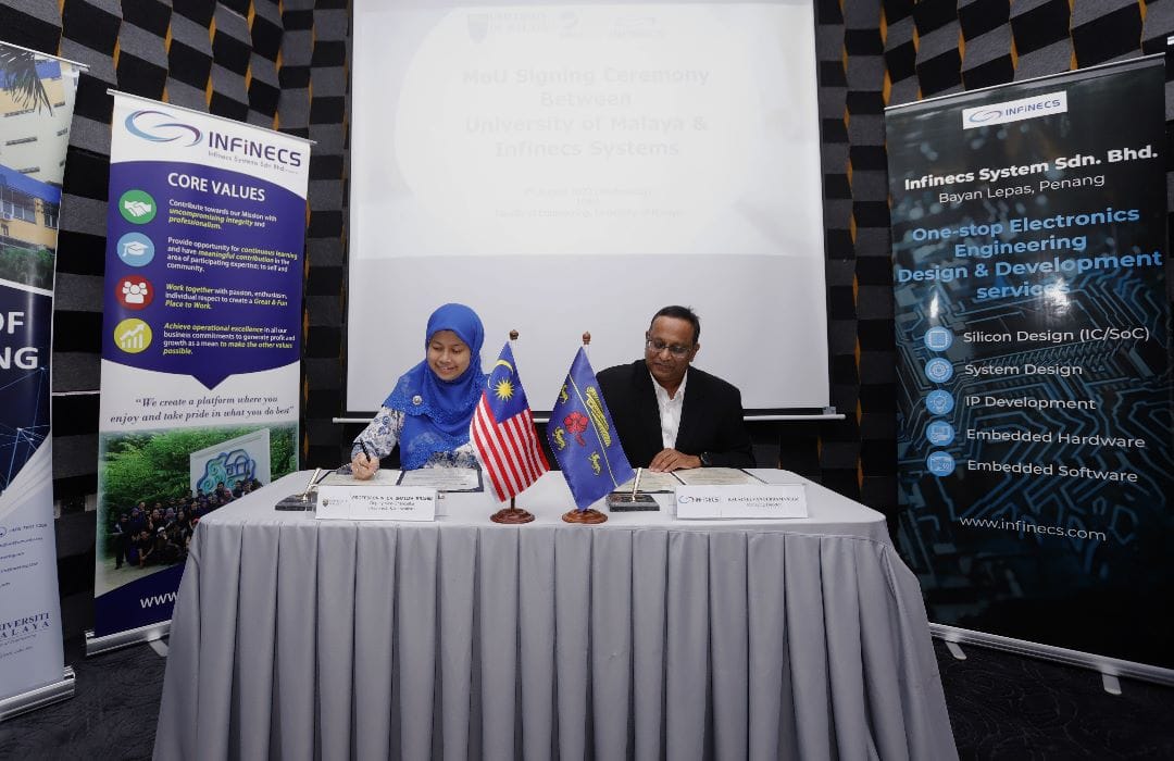 MoU signing ceremony between Infinecs and University of Malaya - Infinecs